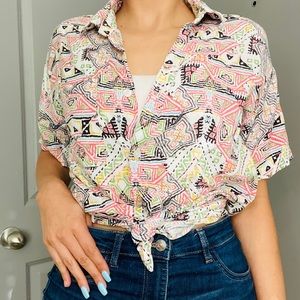 COLORFUL SUMMER  BLOUSE